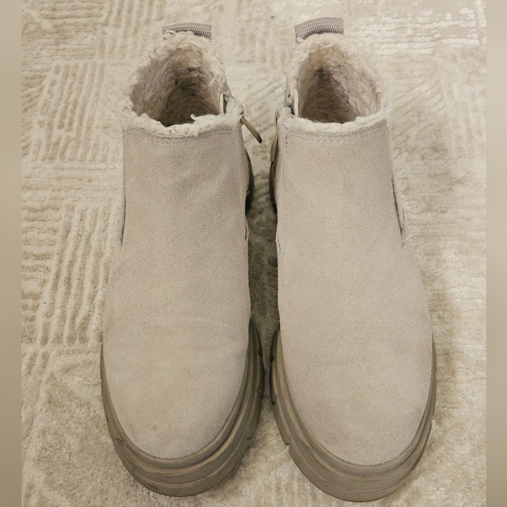 Franco Sarto Suede Ankle Boots